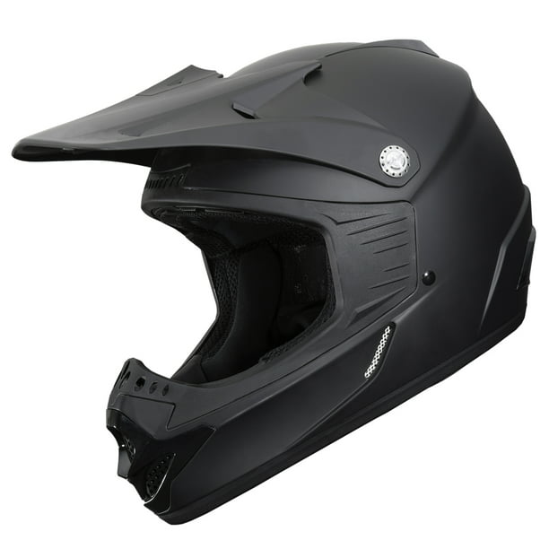 Flat Black, Small H351 FLAT BLACK S 818 H351 Off-Road Motocross Helmet 